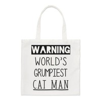 Achtung Weltweit Grumpiest Katze Man Regular Tragetasche Toll Beste Crazy Lustig