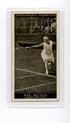 (Jj5459) CHURCHMAN,RASENTENNIS,MRS WATSON,1928,#48