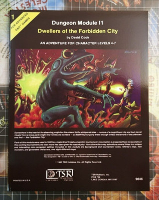 I1 Dwellers of the Forbidden City [Staple Bound] Dungeons & Dragons - AD&D - D&D