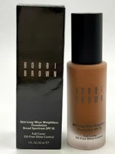 BOBBI BROWN Skin Long Wear Weightless Foundation SPF 15 1 oz NIB + FREE SHIP