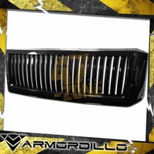 For 2007-2014 Ford Expedition Abs Replacement Vertical Grille Gloss Black