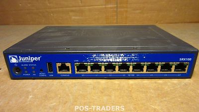 Juniper SRX100B Services Gateway SRX100 8x FE ports Firewall VPN Router EXCL PSU