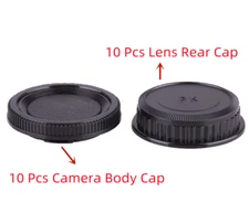 10 x PK Mount Lens Rear Back Cap and Camera Body Cap Cover Set for Pentax Lens
