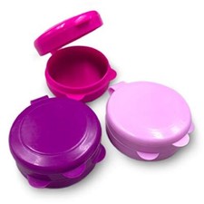 Small Pill Box 3 Pack Daily Mini Pill Organizer Portable for Purse PocketTrav...
