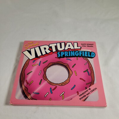 THE SIMPSONS VIRTUAL SPRINGFIELD WINDOWS 95 PC CD-ROM COMPLETE
