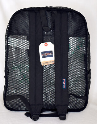 New JanSport Mesh Backpack -- Black | eBay