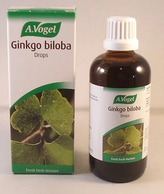 A.VOGEL A. Vogel, Ginkgo Biloba Drops 100ml. BBE 11/2029