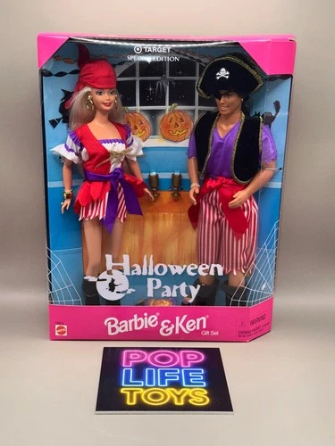 Vintage 1998 Mattel “Halloween Party Barbie & Ken Gift Set” #19874 *NRFB*