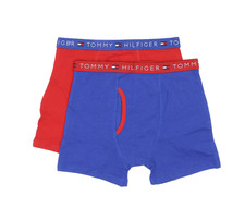 Tommy Hilfiger L106634 Boys Multi Cotton Blend 2-Pack Boxer Brief Size L 12-14