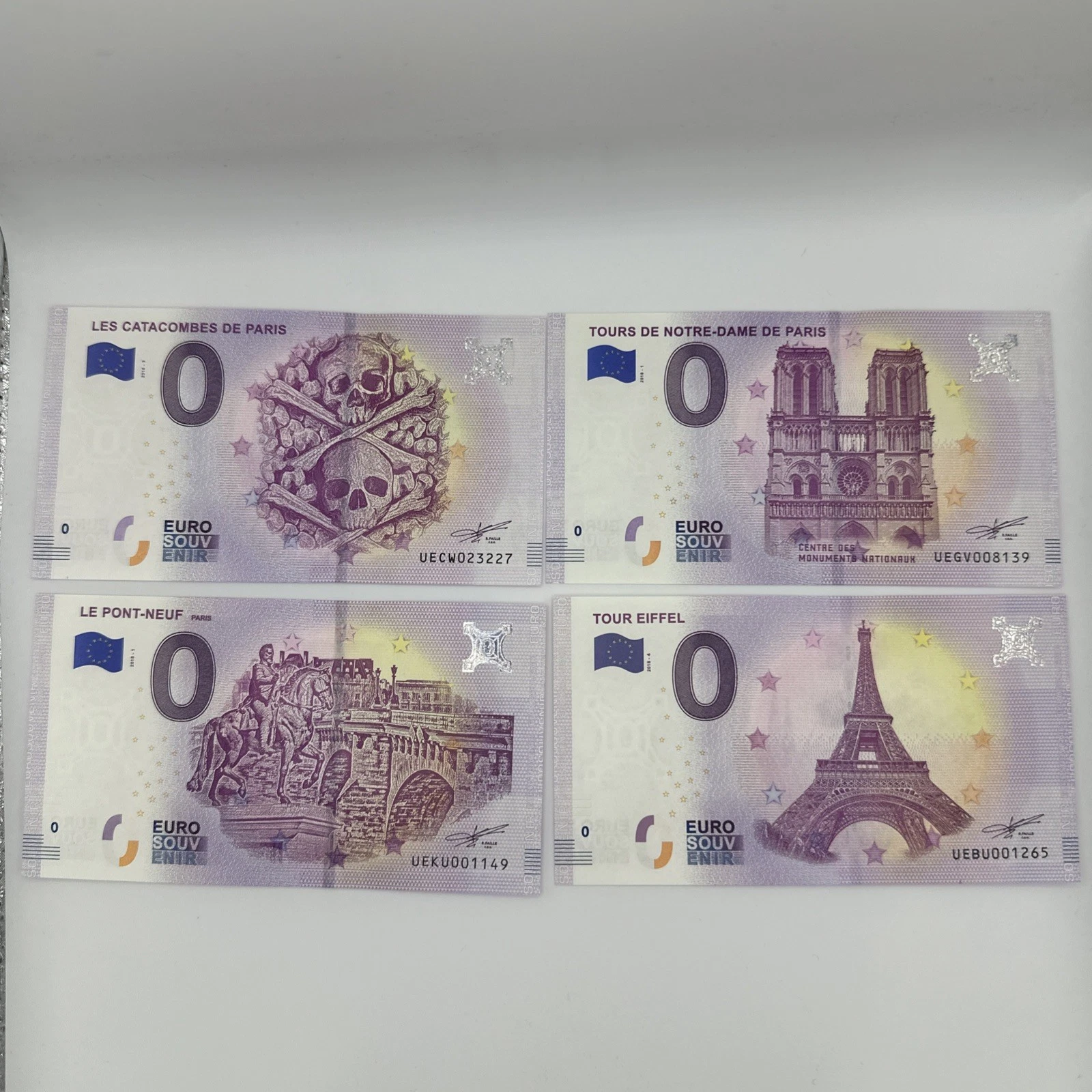 Billet Zéro 0 € Euro Touristique / Souvenir 2018