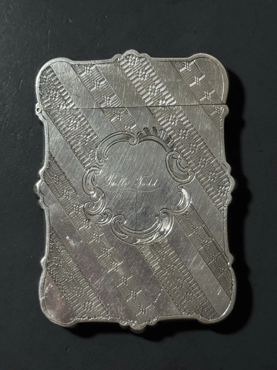 Sterling Silver Card Cases Silver Antiques for sale | eBay