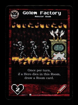 Golem Factory Monster Room BMR016 Boss Master 2017 Trading Card TCG
