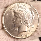 1925 Peace Silver Dollar - Beautiful BU - Super Appearance & Details (#RO01-001)
