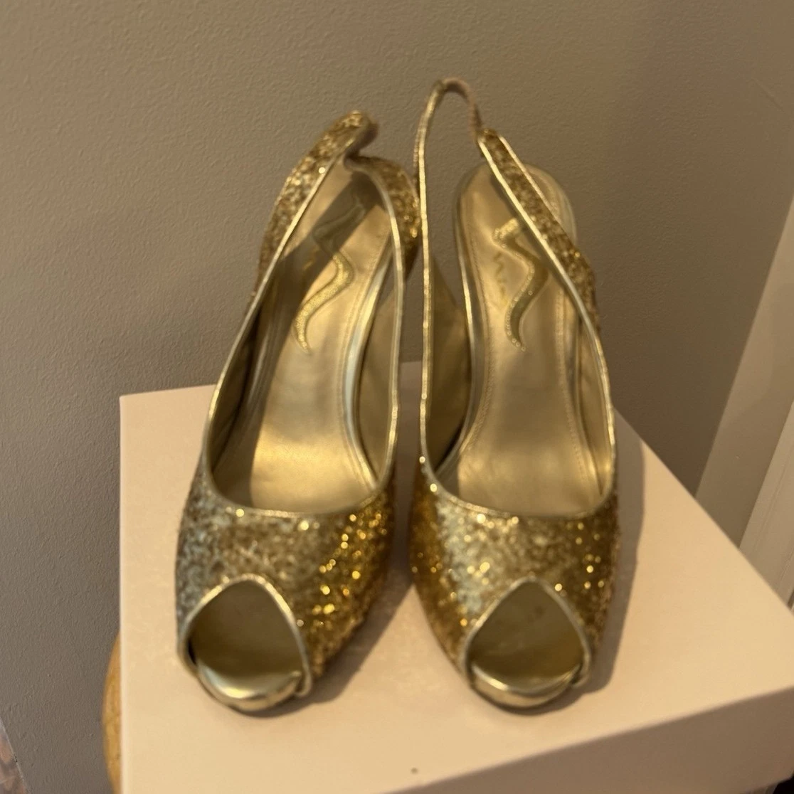 nina gold dress shoes Nina Tansy High Heels Champagne : 9 M main image 0