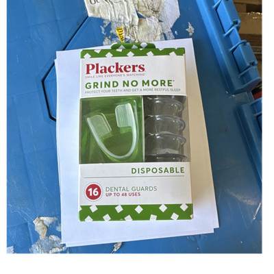 Plackers Grind No More Disposable Mouth Guards Clear 16 Count