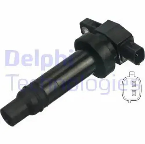 Zündspule Anschlussausführung SAE GN10601-12B1 DELPHI für KIA HYUNDAI - Bild 1 von 7