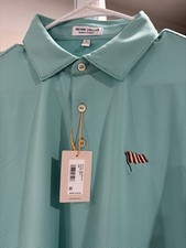 Peter Millar Summer Comfort Boston Golf Club Polo Large