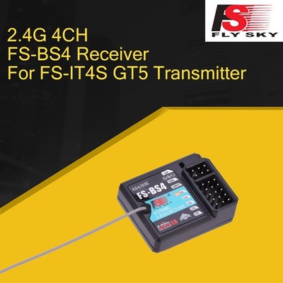 Flysky FS-BS4 2.4G 4CH Empfänger mit Gyrostabilisierung für FS-IT4S FS-GT5