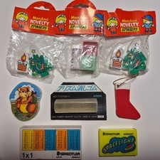 vintage bundle rubbers erasers job lot 70s 80s Staedtler Mon Ami etc x8