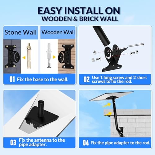 Starlink Mount Gen 3, Starlink Mounting Kit, Starlink Roof Mount, Strong Wind - Picture 7 of 12