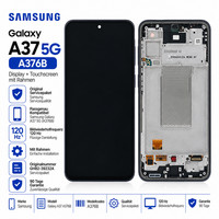 Original Samsung Galaxy A37 5G A376B Super Amoled Display Rahmen Schwarz