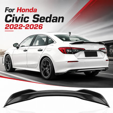 Honda Civic Sedan 2022-2026 Duckbill Rear Spoiler Trunk Lip Sport Style Honda Civic Sedan 2022-2026 Duckbill Rear Spoiler Trunk Lip Sport Style