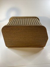 The Byte Box Dual Wood Rolltop CD Disk Holder Storage 2101 Thomas Hunt Woodwork