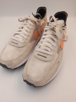 Nike Waffle One Turnschuhe Summit weiß, orange Trance und schwarz - DA7995-103