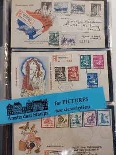 Olanda 1950 1973 vf collezione album fdc incl le chicche High CAT TOP!