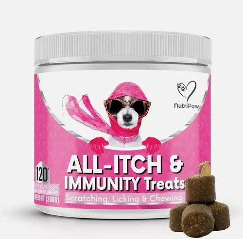 NutriPaw Dog Treats | Itch Relief & Probiotic Supplements |120ct - Picture 10 of 10