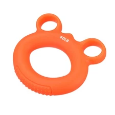 3.74" 60 Lbs Hand Grip Strengthener Hand Grip Ring for Strength Training Orange