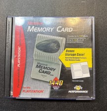 Massive Memory Card 1440 Performance Playstation PS1 Storage Case