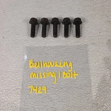 84-88 Corvette C4 Doug Nash 4+3 Bellhousing to Engine Bolt Set Bolts Hardware (5