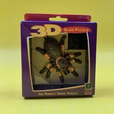 VINTAGE DEMART 3D  TARANTULA SPIDER 3D TOY SLIDE PIZZLE Arachnid