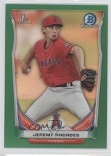 2014 Bowman Draft Chrome Green Refractor 74/150 Jeremy Rhoades #CDP113 e5r
