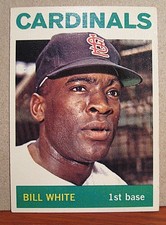 Vintage 1964 Topps #240 Baseball Card ~ Bill White ~ Original, Ungraded