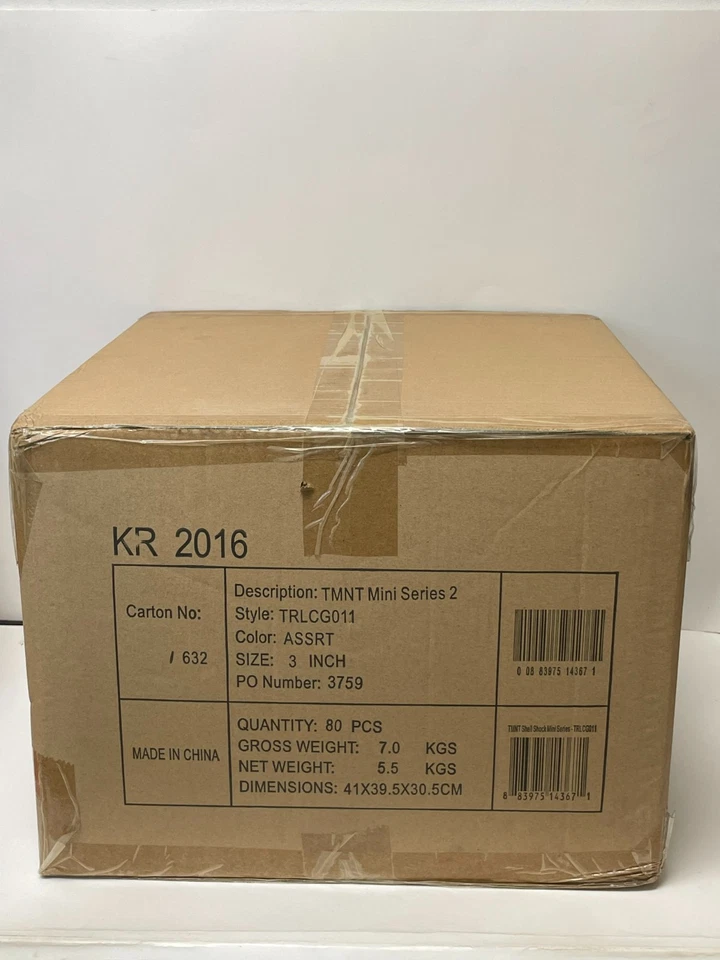 Kidrobot Teenage Mutant Ninja Turtles TMNT Shell Shock Mini Series Master Case - Image 3 of 4