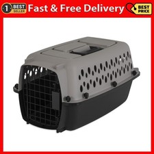 Pet Kennel 19" X-Small Plastic Dog Crate Portable Carrier for Pets Up To 10 lbs