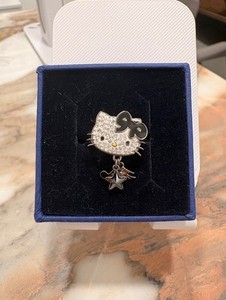 SWAROVSKI Hello Kitty リング 3連セット 10.5号 箱付 Hello Kitty Swarovski Ring | eBay