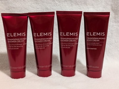 Lot of 4 Elemis Frangipani Monoi Shower Cream 50ml each