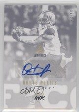 2018 Panini Luminance Rookie Ink Gold 84/99 Dante Pettis #RI-DAP Auto 2t9
