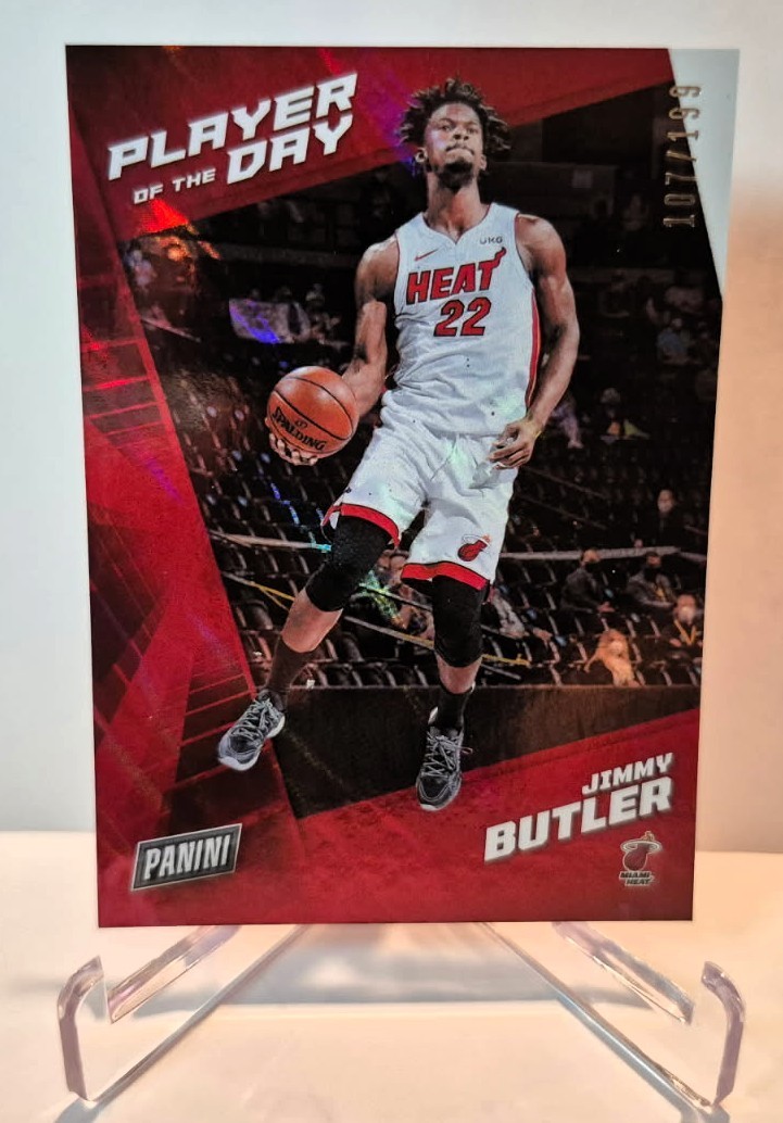 Jimmy Butler 2021-22 Panini Player of the Day #27  Moon Lava  107/199 HEAT/NBA