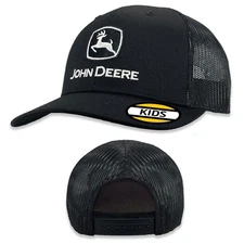 LP86110 - John Deere Youth Moline 112 Black TM Mesh Back Cap