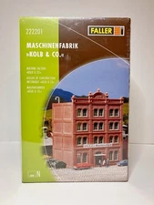 Faller 222201 N scale 1:160 Kit of Machine factory Kolb & Co.  - NEW
