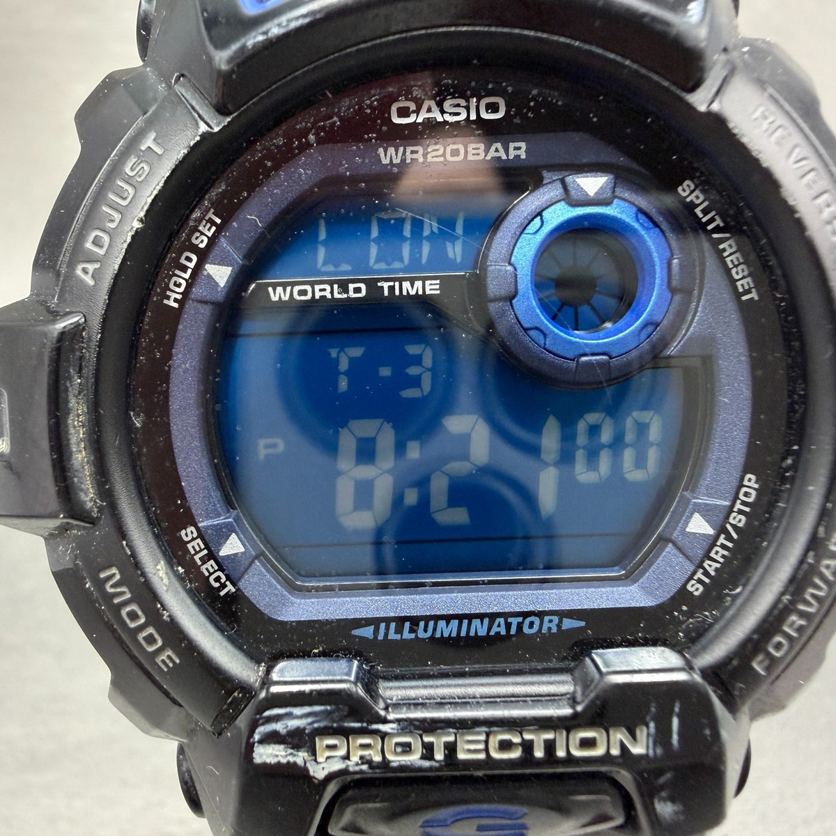 Casio G-Shock G-8900A Watch Men 52mm Digital Black blue Round New