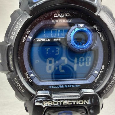Casio G-Shock G-8900A Watch Men 52mm Digital Black blue Round New