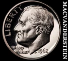 1962 Silver Roosevelt Dime - Choice Gem Proof  Lustrous  No Reserve  #K1545