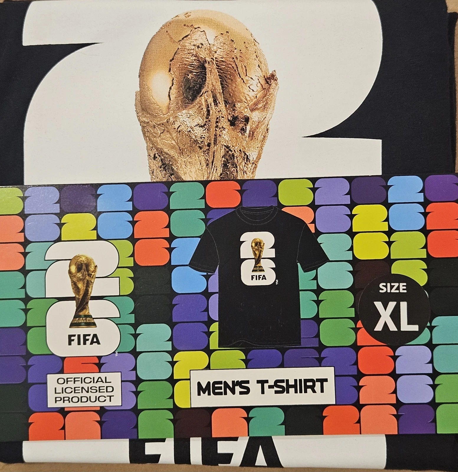 Original World Cup 2026 USA T-shirt XL Black