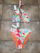 Sanctuary Garden Bikini Woman  s M High Rise Floral