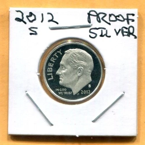 Gem 2012-S Proof Ultra-Cameo Silver Roosevelt Dime - Free Shipping